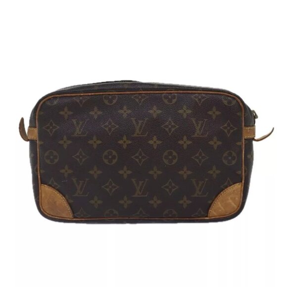 LOUIS VUITTON Monogram Compiegne 28 Clutch Bag - Picture 2 of 15